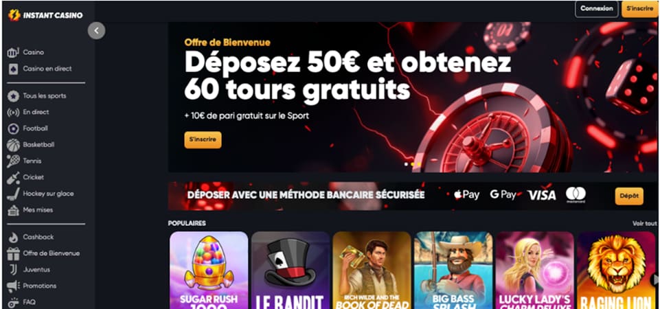 Instant casino